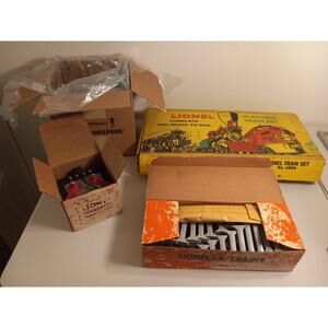Lionel Train Set Number 1609 With Additional Accessories, Original Box